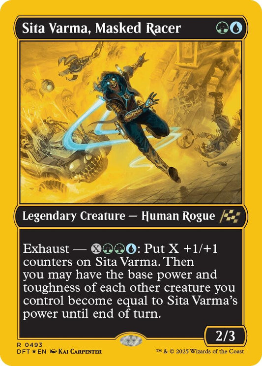 Image for Sita Varma, Masked Racer (First-Place Foil) (493) - Magic: The Gathering
