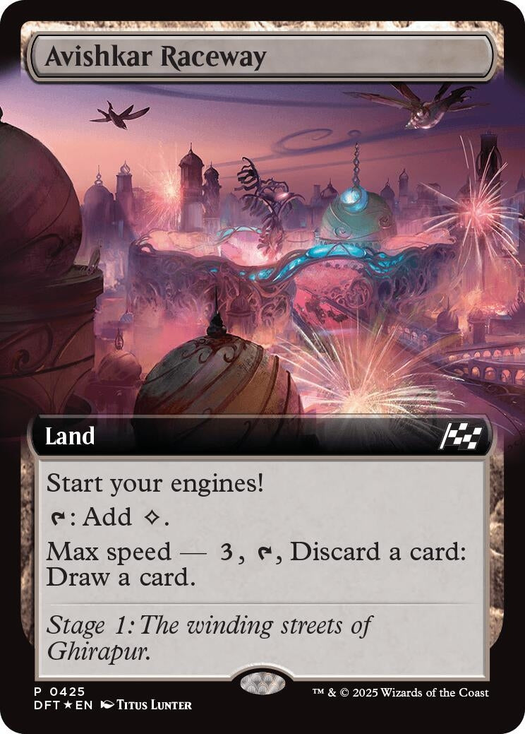 Image for Avishkar Raceway (Extended Art) (425) - Magic: The Gathering