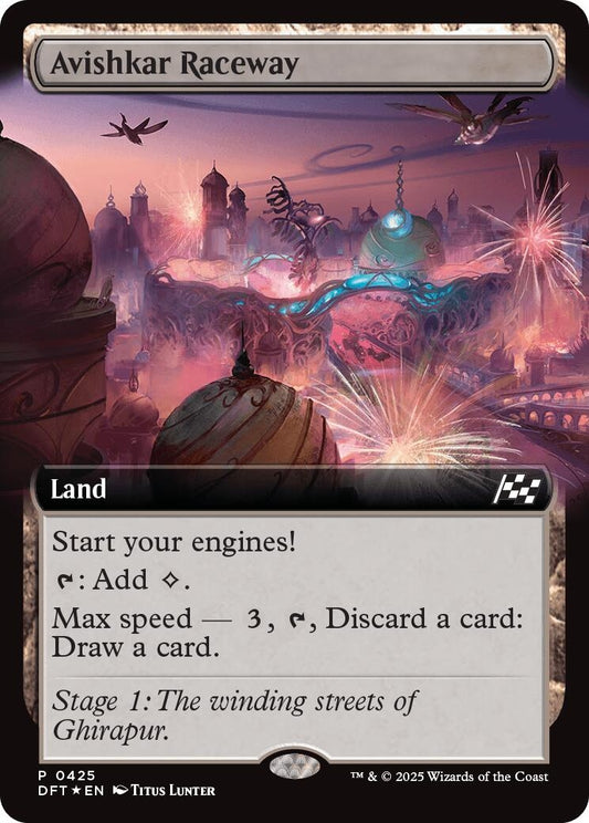 Image for Avishkar Raceway (Extended Art) (425) - Magic: The Gathering