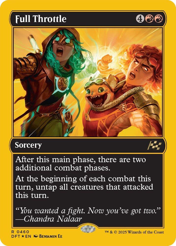 Image for Full Throttle (First-Place Foil) (460) - Magic: The Gathering