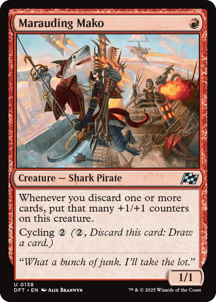Image for Marauding Mako (138) - Magic: The Gathering