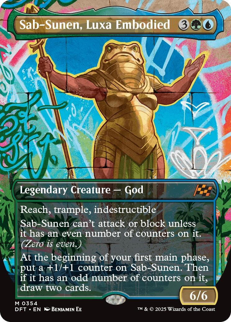 Image for Sab-Sunen, Luxa Embodied (Borderless) (354) - Magic: The Gathering