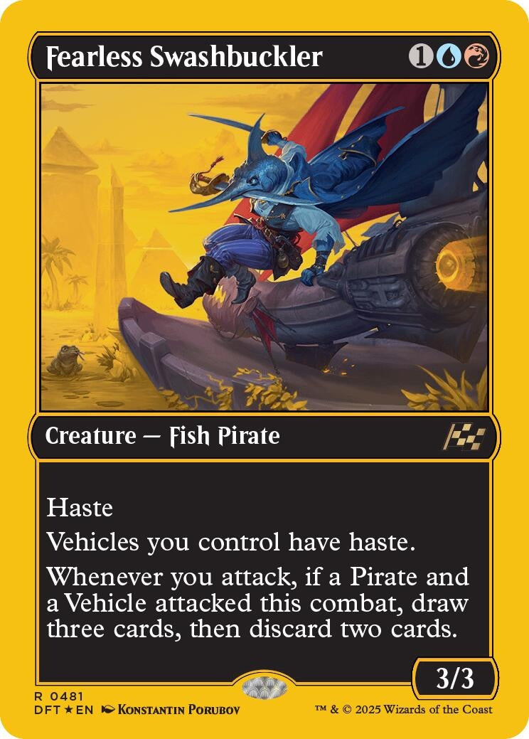 Image for Fearless Swashbuckler (First-Place Foil) (481) - Magic: The Gathering