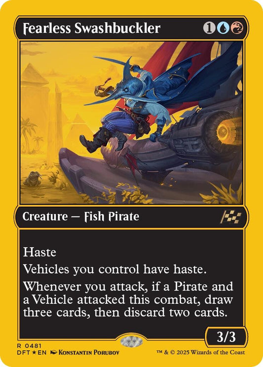 Image for Fearless Swashbuckler (First-Place Foil) (481) - Magic: The Gathering