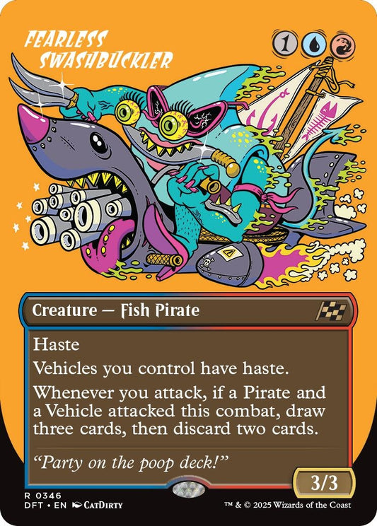 Image for Fearless Swashbuckler (Borderless) (346) - Magic: The Gathering