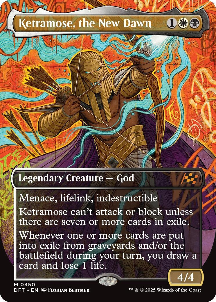 Image for Ketramose, the New Dawn (Borderless) (350) - Magic: The Gathering
