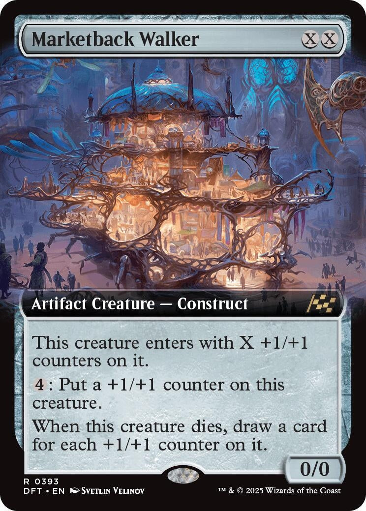 Image for Marketback Walker (Extended Art) (393) - Magic: The Gathering