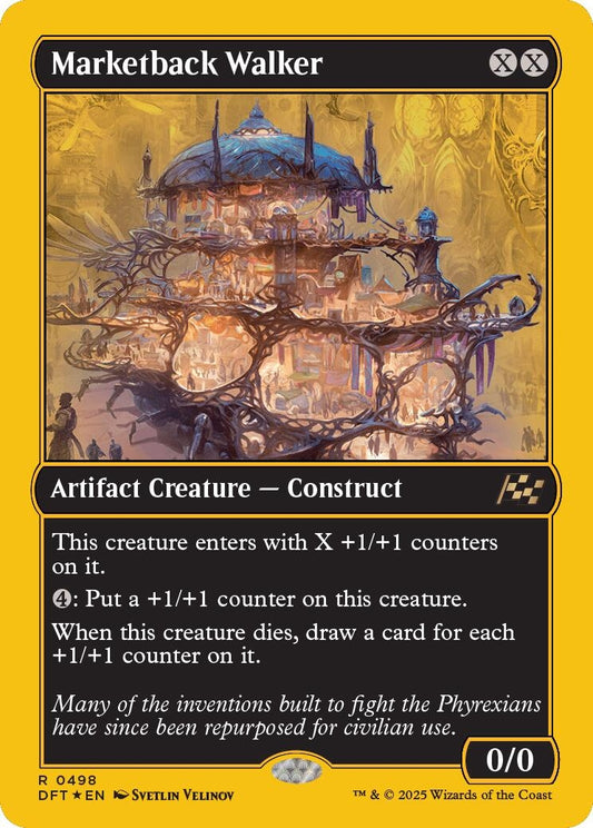 Image for Marketback Walker (First-Place Foil) (498) - Magic: The Gathering