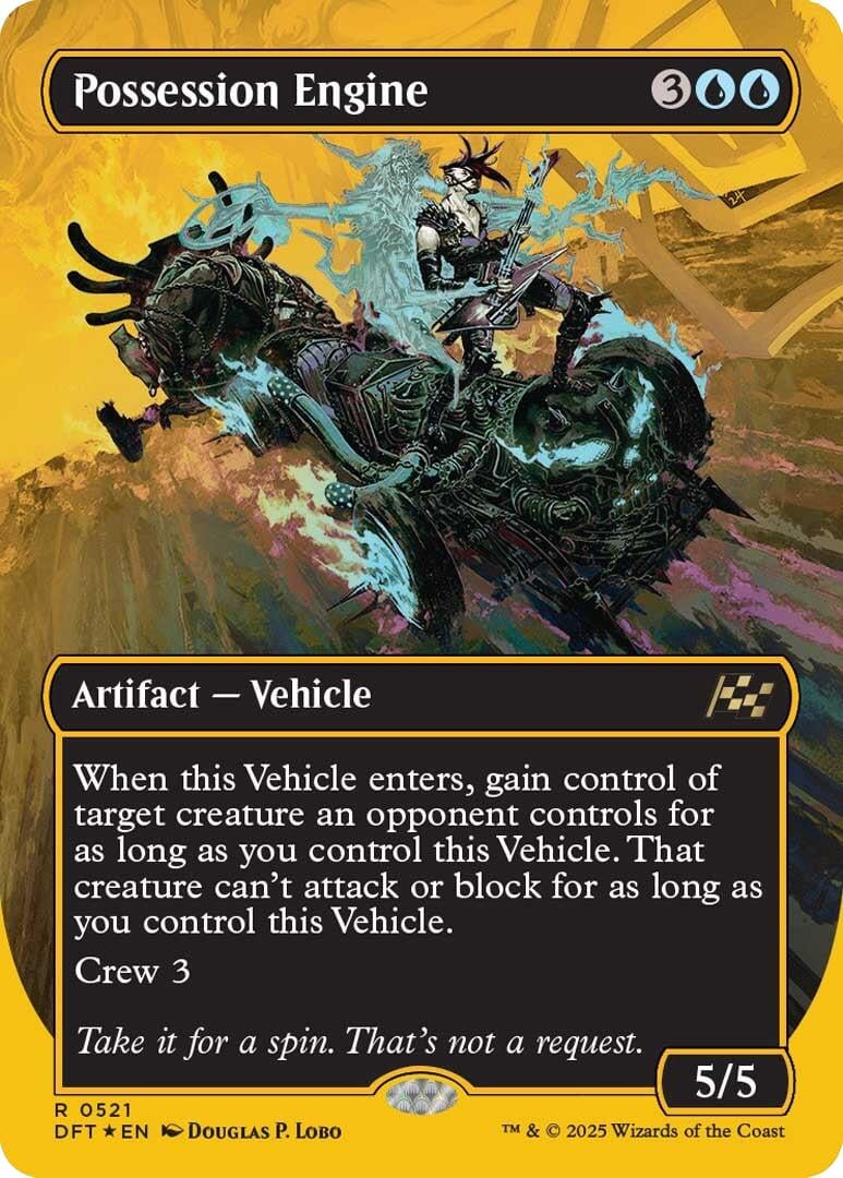 Image for Possession Engine (Borderless) (First-Place Foil) (521) - Magic: The Gathering