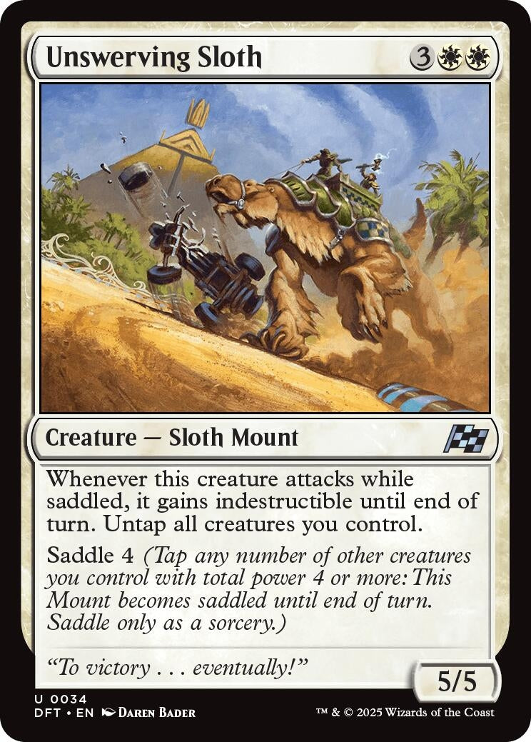 Image for Unswerving Sloth (34) - Magic: The Gathering