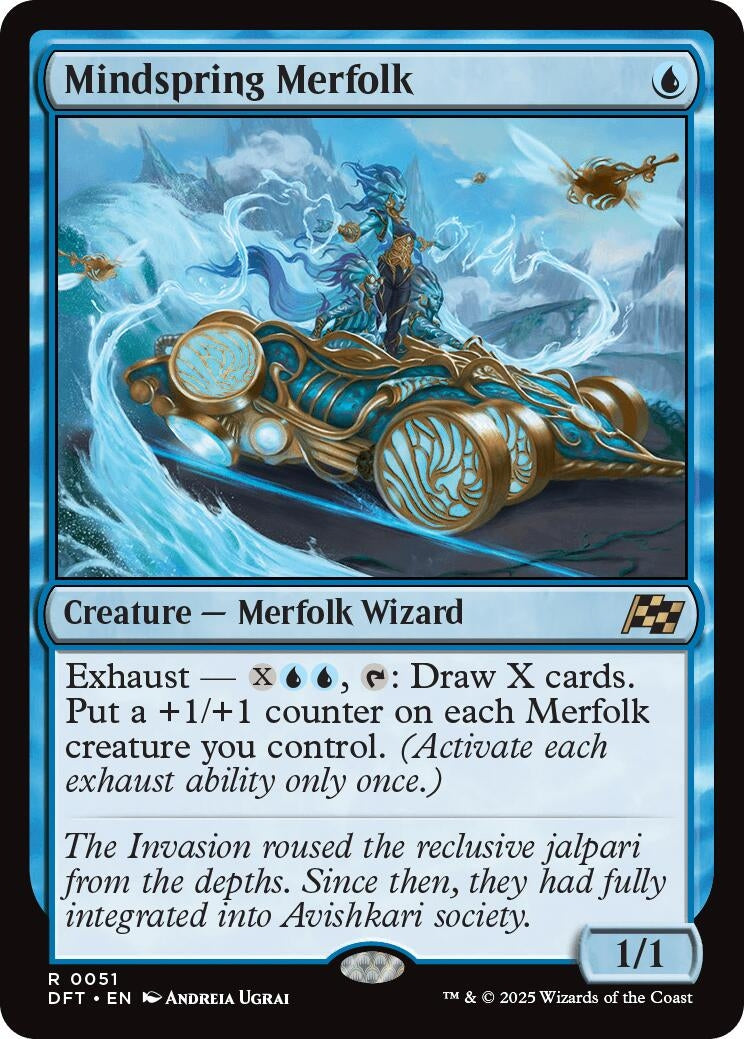 Image for Mindspring Merfolk (51) - Magic: The Gathering