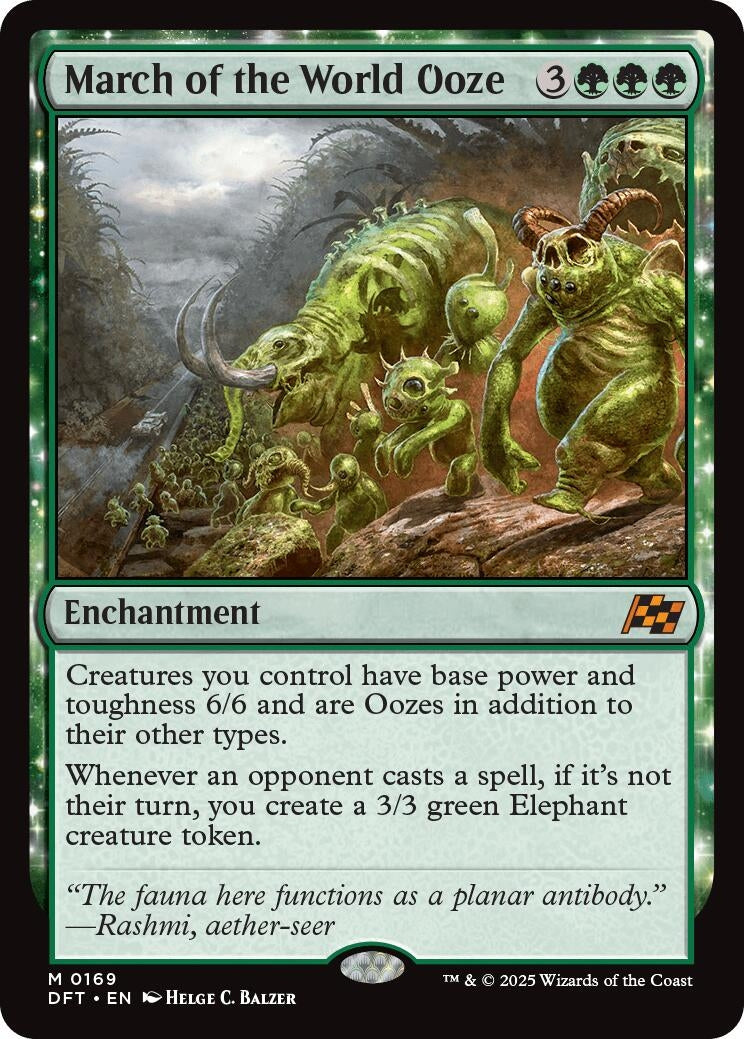 Image for March of the World Ooze (169) - Magic: The Gathering