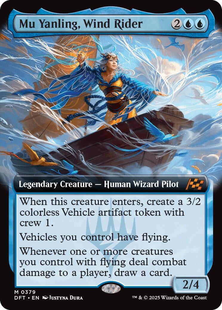 Image for Mu Yanling, Wind Rider (Extended Art) (379) - Magic: The Gathering