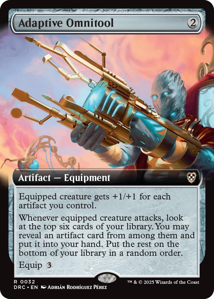 Image for Adaptive Omnitool (Extended Art) (32) - Magic: The Gathering