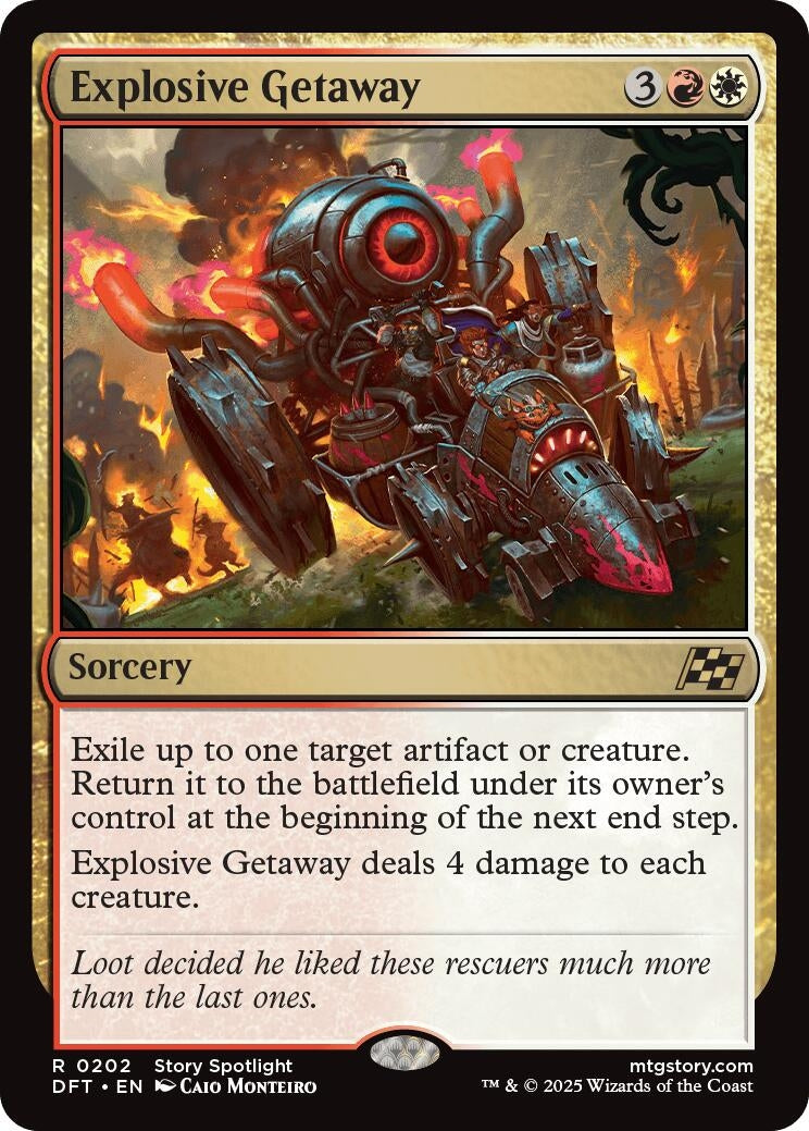 Image for Explosive Getaway (202) - Magic: The Gathering
