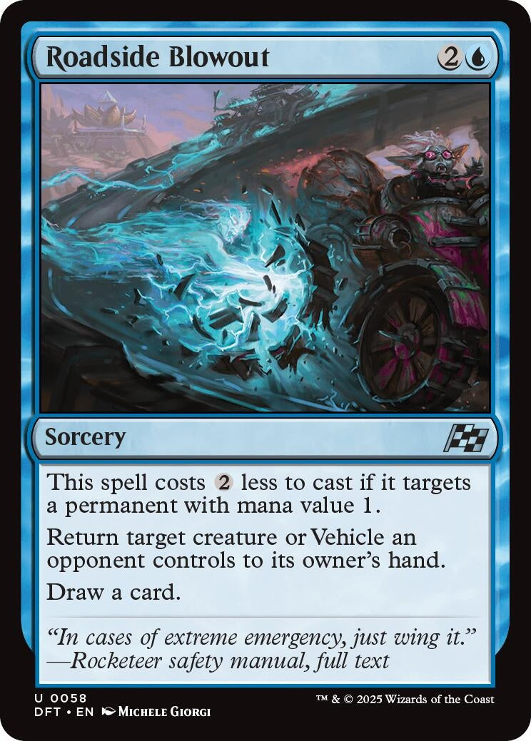 Image for Roadside Blowout (58) - Magic: The Gathering