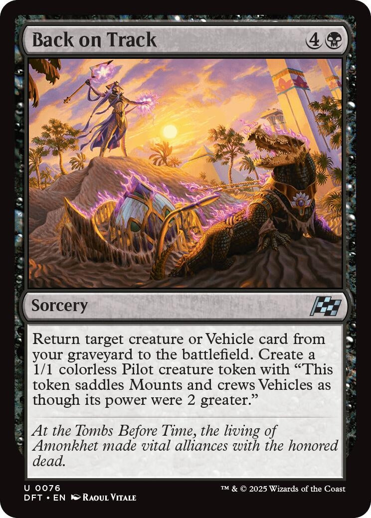 Image for Back on Track (76) - Magic: The Gathering
