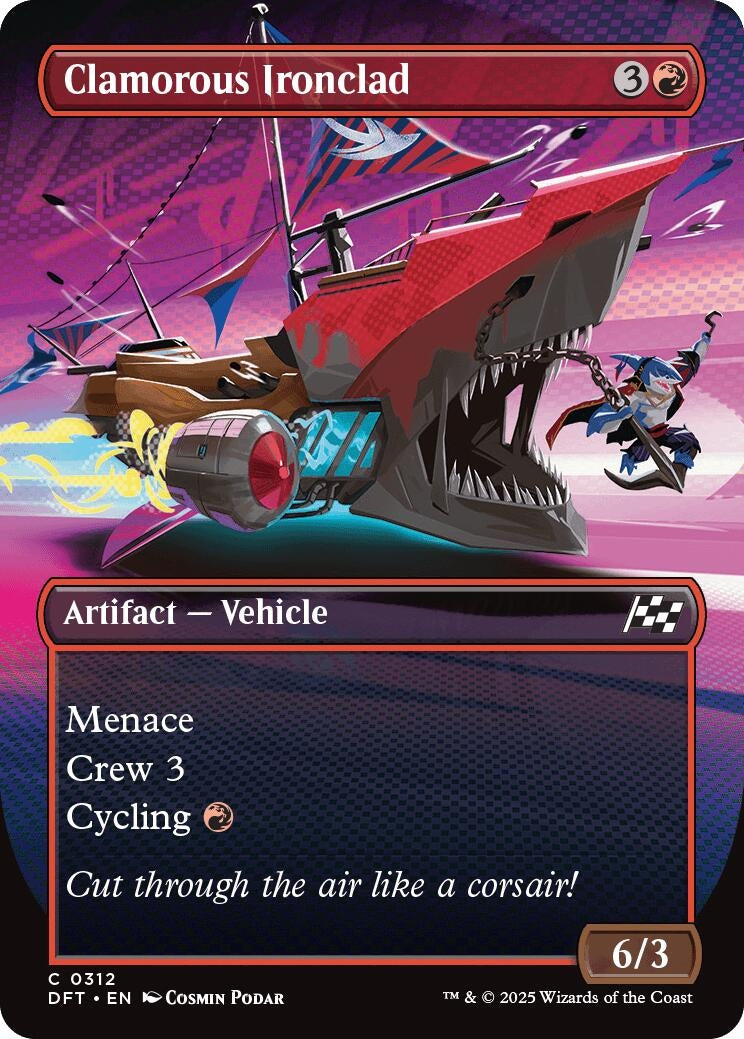 Image for Clamorous Ironclad (Borderless) (312) - Magic: The Gathering