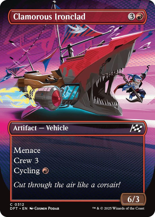 Image for Clamorous Ironclad (Borderless) (312) - Magic: The Gathering