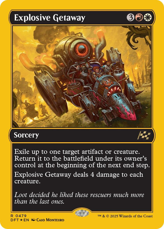 Image for Explosive Getaway (First-Place Foil) (479) - Magic: The Gathering