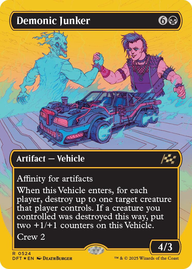 Image for Demonic Junker (Borderless) (First-Place Foil) (524) - Magic: The Gathering