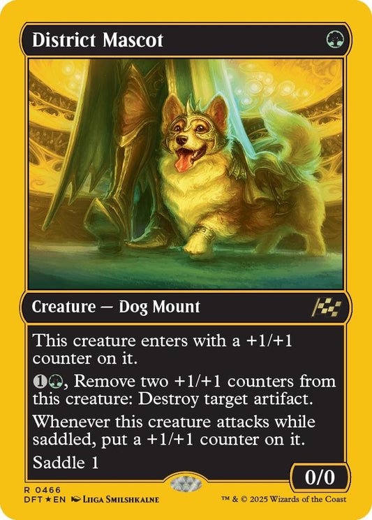 Image for District Mascot (First-Place Foil) (466) - Magic: The Gathering