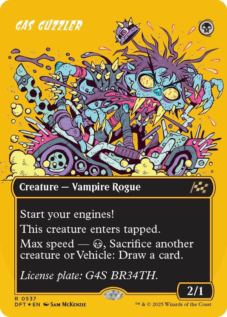 Image for Gas Guzzler (Borderless) (First-Place Foil) (537) - Magic: The Gathering