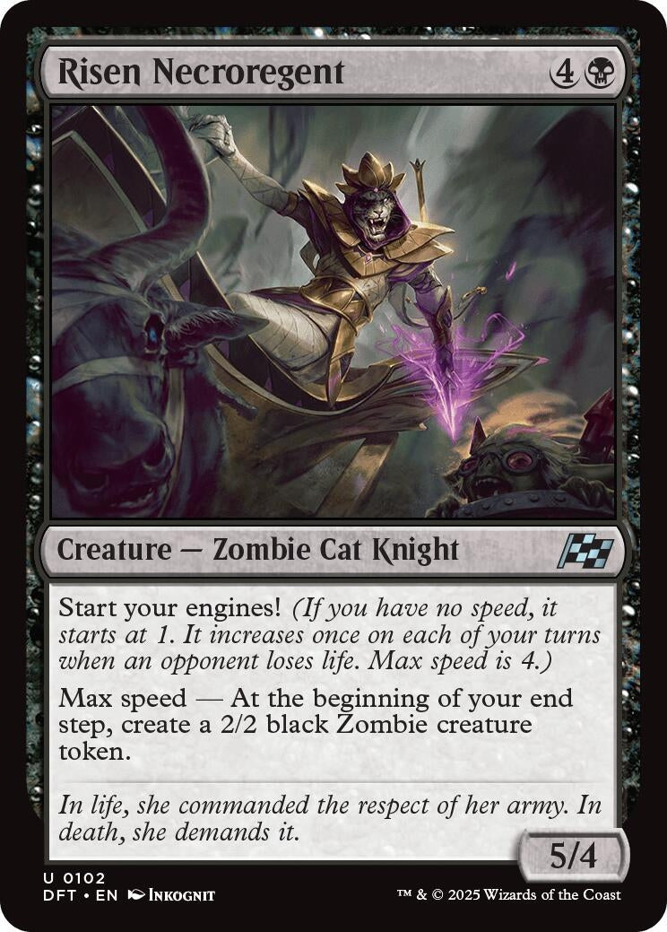 Image for Risen Necroregent (102) - Magic: The Gathering