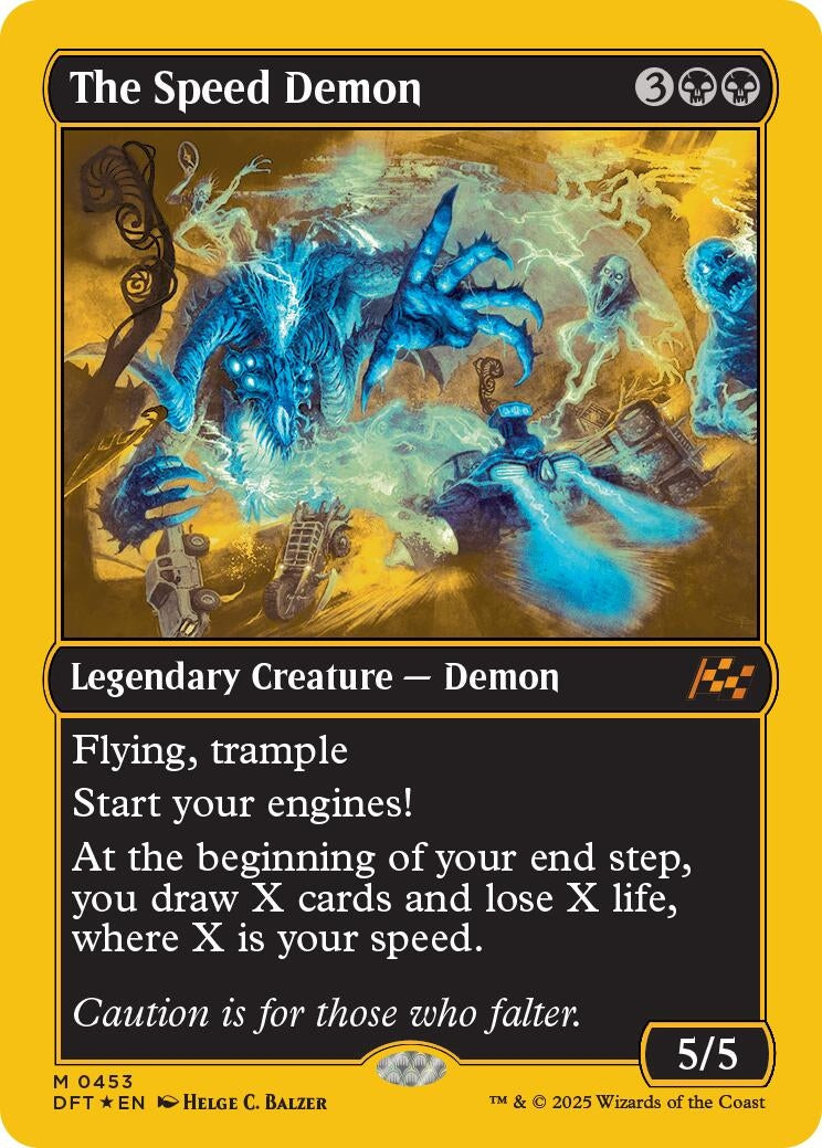 Image for The Speed Demon (First-Place Foil) (453) - Magic: The Gathering