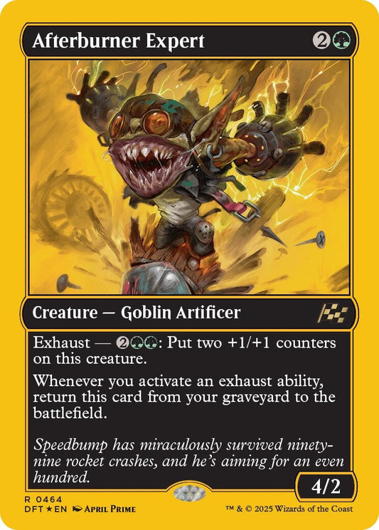 Image for Afterburner Expert (First-Place Foil) (464) - Magic: The Gathering