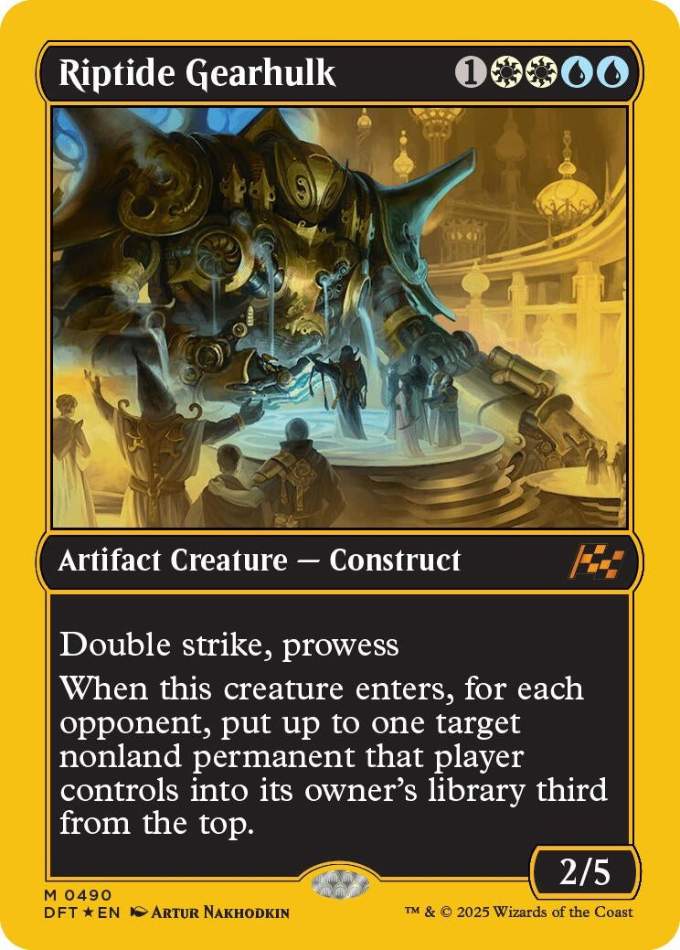 Image for Riptide Gearhulk (First-Place Foil) (490) - Magic: The Gathering