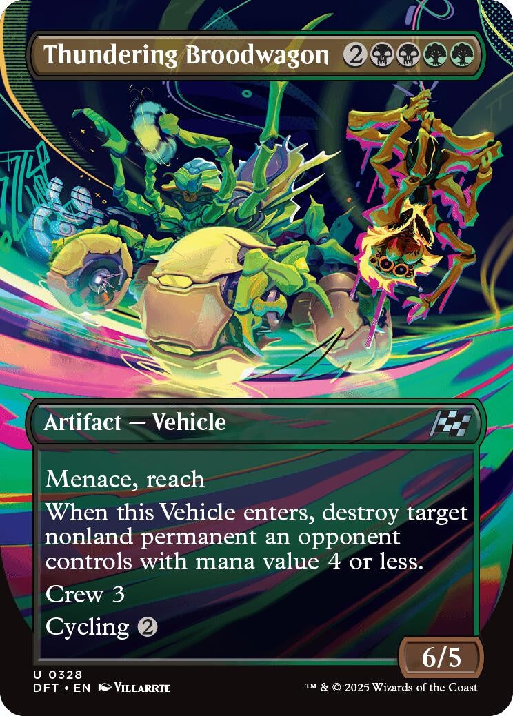 Image for Thundering Broodwagon (Borderless) (328) - Magic: The Gathering