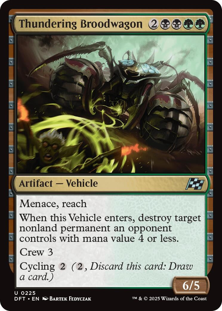 Image for Thundering Broodwagon (225) - Magic: The Gathering