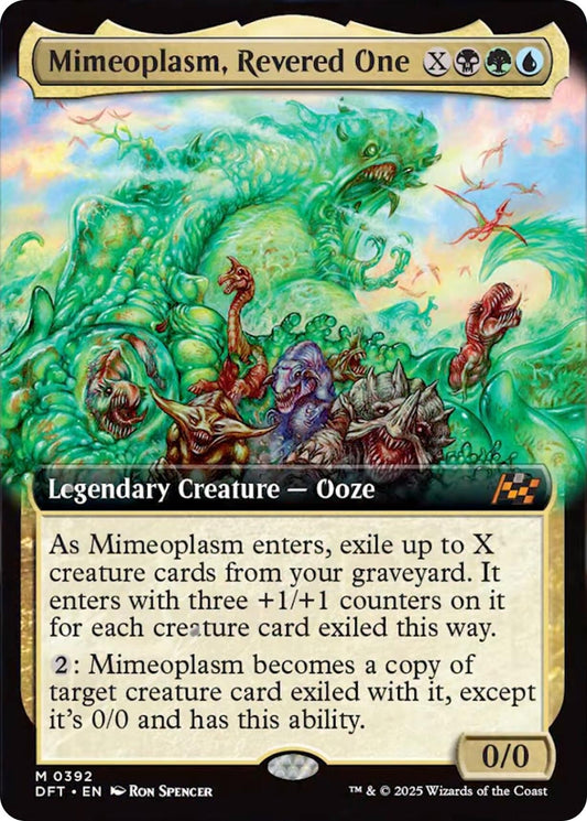 Image for Mimeoplasm, Revered One (Extended Art) (392) - Magic: The Gathering
