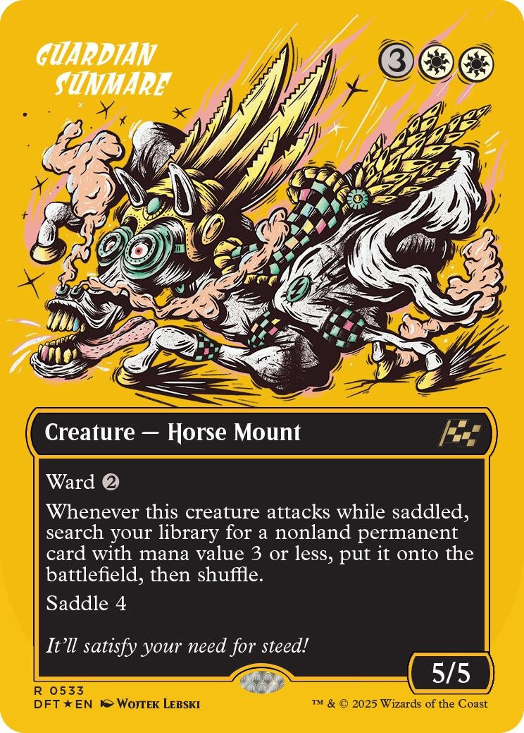 Image for Guardian Sunmare (Borderless) (First-Place Foil) (533) - Magic: The Gathering