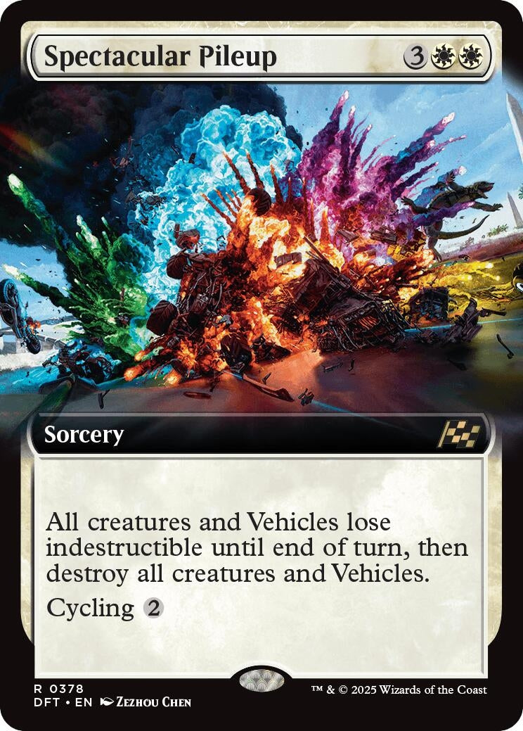 Image for Spectacular Pileup (Extended Art) (378) - Magic: The Gathering