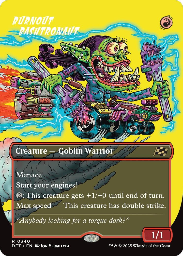 Image for Burnout Bashtronaut (Borderless) (340) - Magic: The Gathering