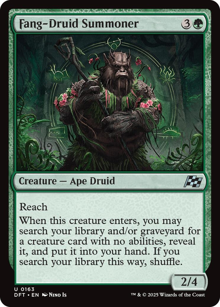 Image for Fang-Druid Summoner (163) - Magic: The Gathering