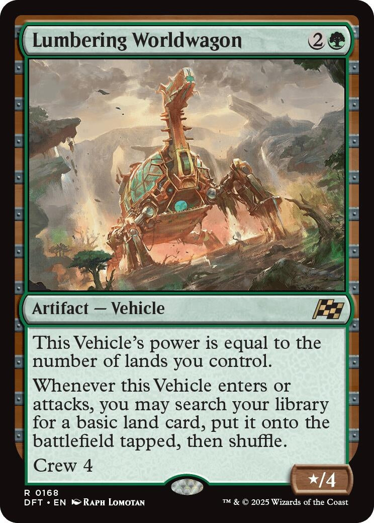 Image for Lumbering Worldwagon (168) - Magic: The Gathering