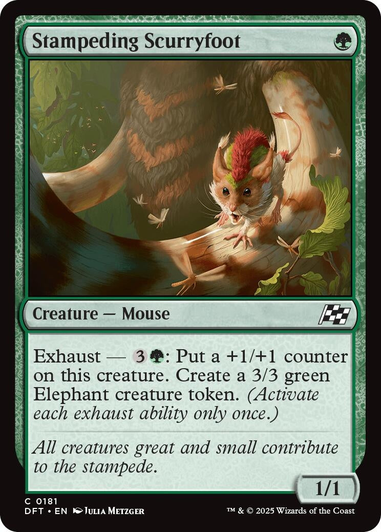 Image for Stampeding Scurryfoot (181) - Magic: The Gathering