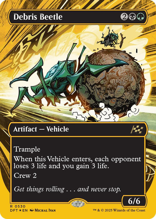 Image for Debris Beetle (Borderless) (First-Place Foil) (530) - Magic: The Gathering