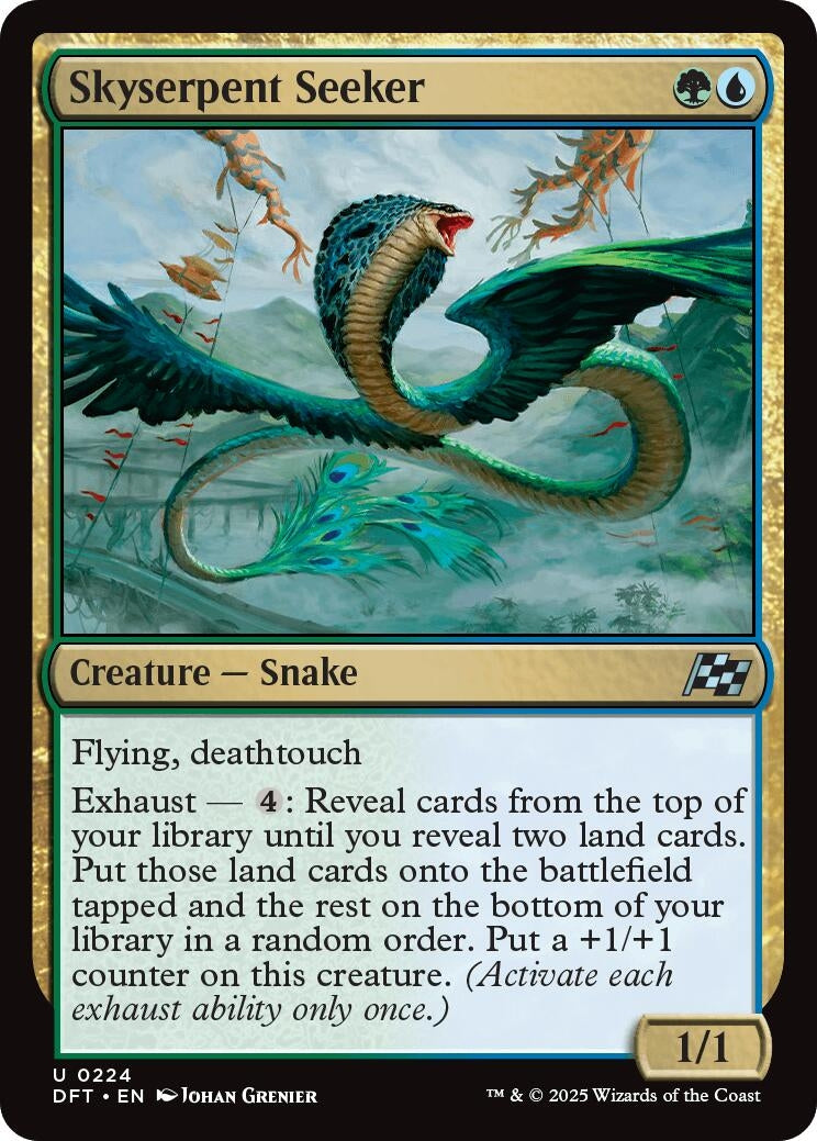 Image for Skyserpent Seeker (224) - Magic: The Gathering