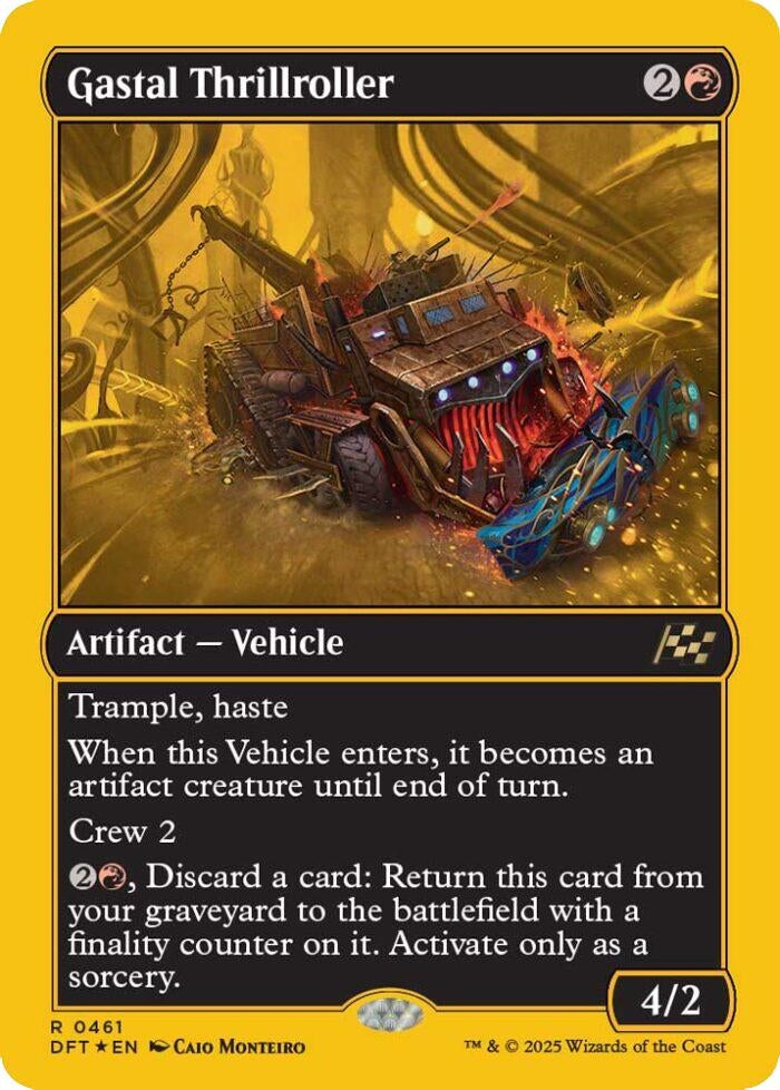 Image for Gastal Thrillroller (First-Place Foil) (461) - Magic: The Gathering