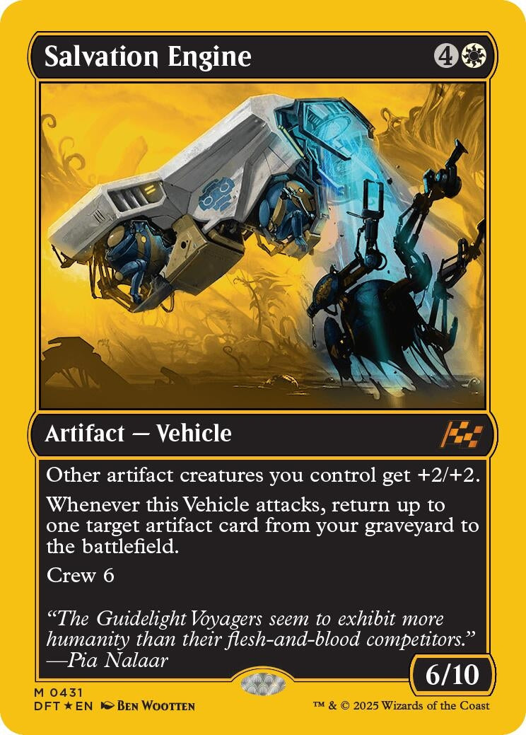 Image for Salvation Engine (First-Place Foil) (431) - Magic: The Gathering