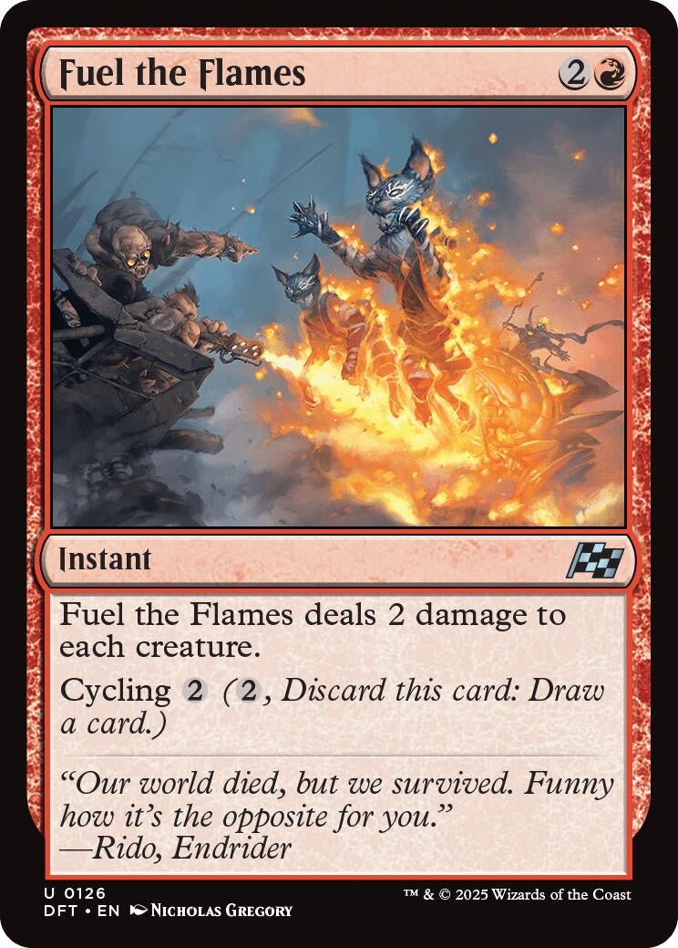 Image for Fuel the Flames (126) - Magic: The Gathering