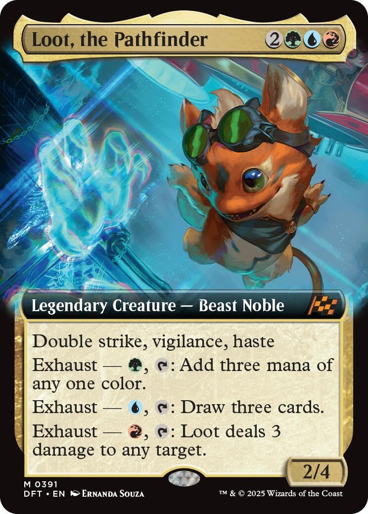 Image for Loot, the Pathfinder (Extended Art) (391) - Magic: The Gathering