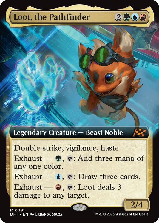 Image for Loot, the Pathfinder (Extended Art) (391) - Magic: The Gathering