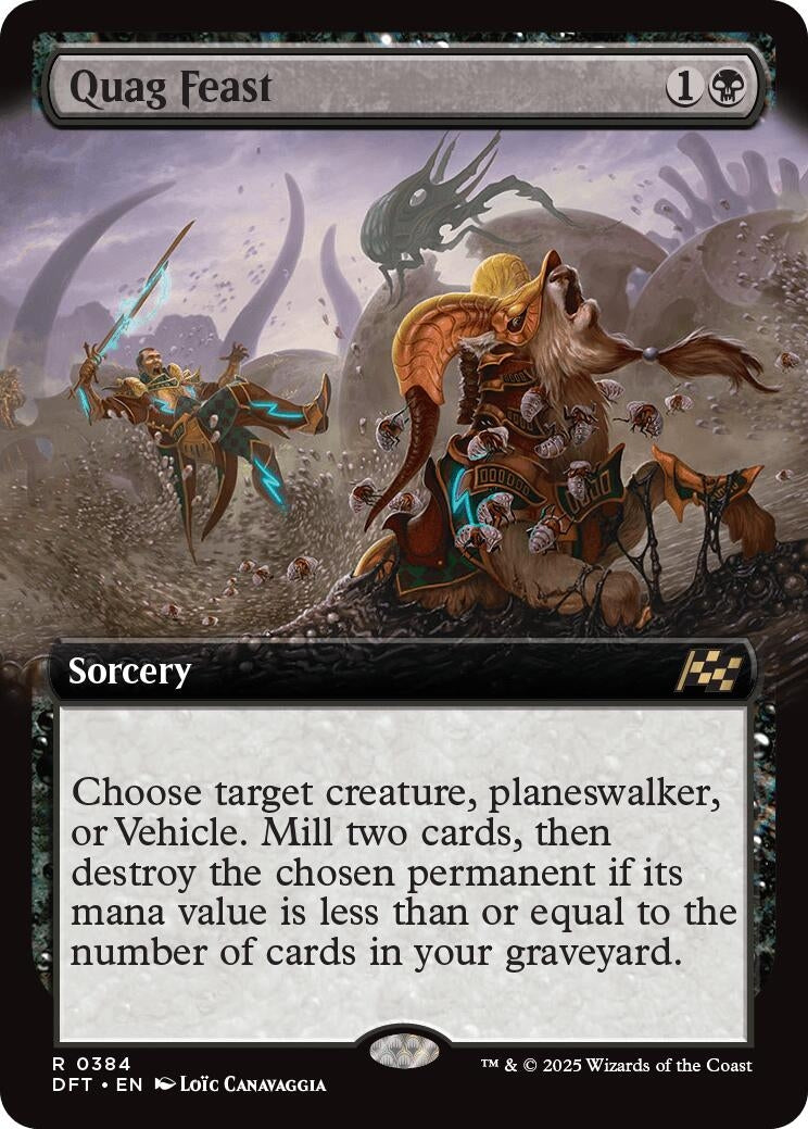 Image for Quag Feast (Extended Art) (384) - Magic: The Gathering