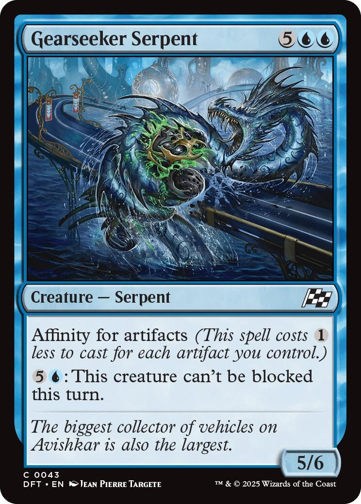 Image for Gearseeker Serpent (43) - Magic: The Gathering