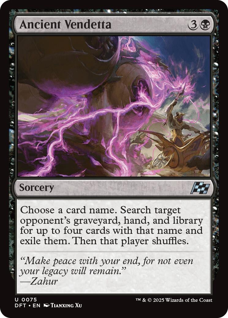 Image for Ancient Vendetta (75) - Magic: The Gathering